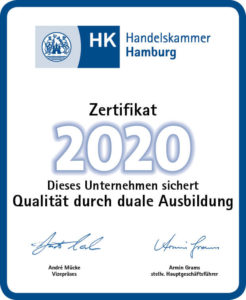 Ausbildungszertifikat